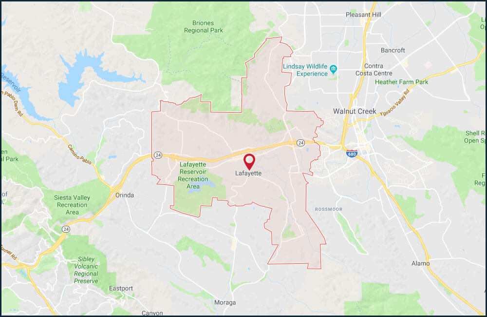 Service Areas Lafayette/Moraga/Orinda 