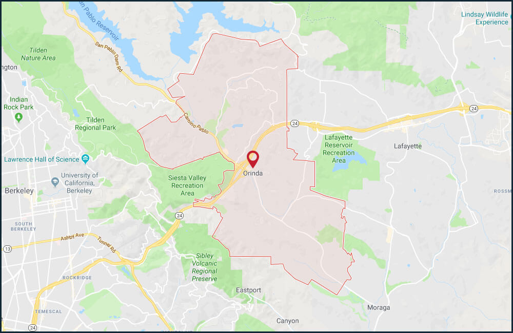 Service Areas Lafayette/Moraga/Orinda 